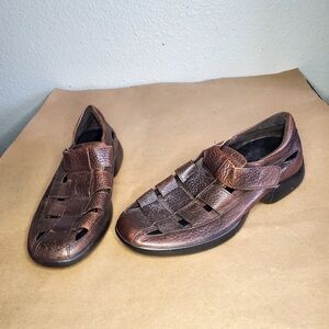 NWOB Atrex Men's Brown Customized Comfort Shoe Size: 8.5